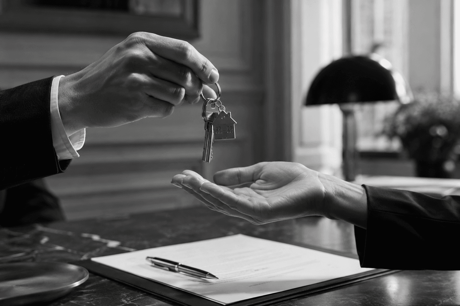 On automatise votre agence de transaction. Vous gardez la négociation et la signature.